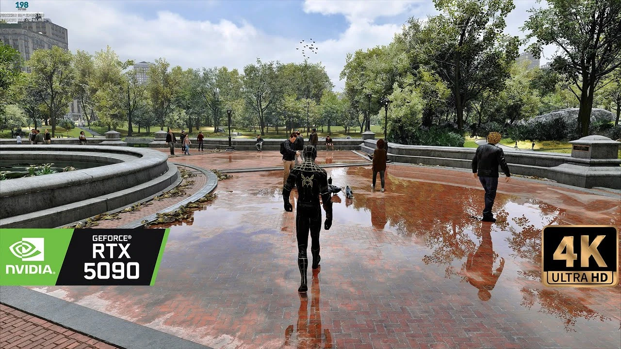 Marvel's Spider-Man 2 и ультрареалистичная графика на RTX 5090 и трассировкой лучей