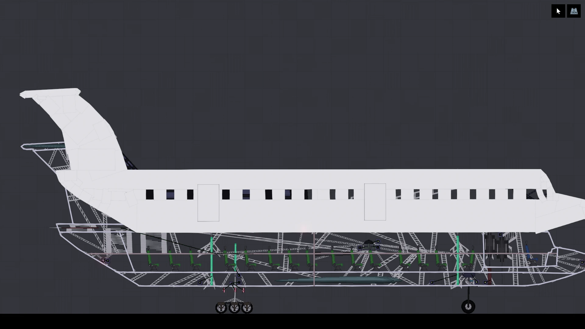 People Playground "ZIK2 - Разрушаемый самолёт" [1.27.5+]