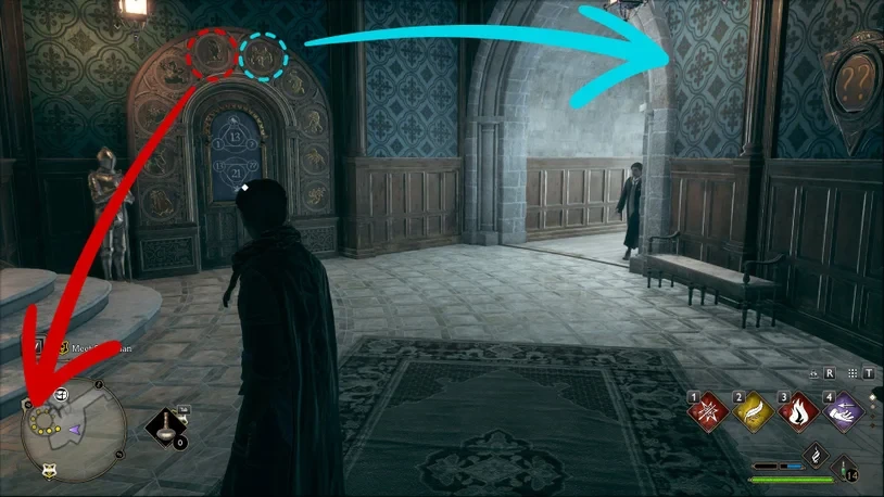 Расположение и решения всех головоломок Арифметическая дверь