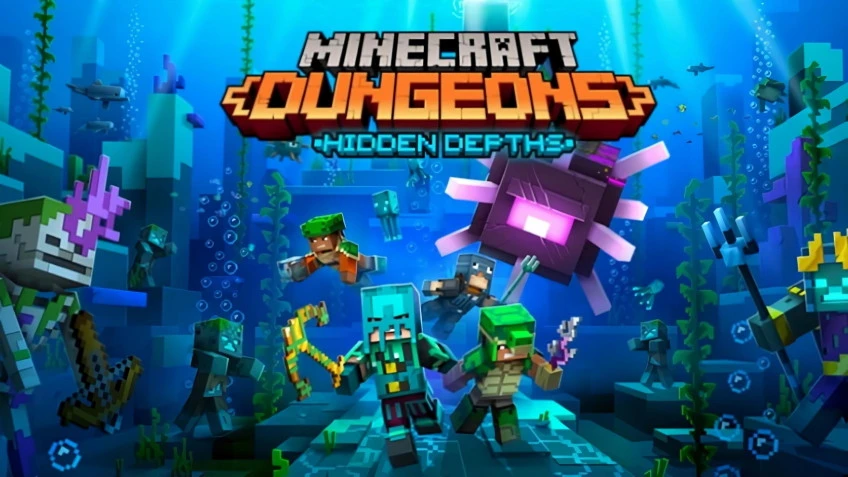 В конце мая для Minecraft: Dungeons выйдет дополнение "Hidden Depths"