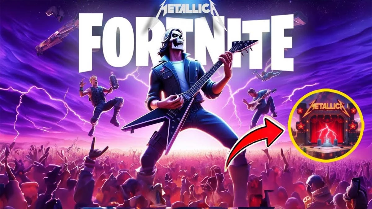 Концерт Metallica пройдет в Fortnite под конец этого сезона