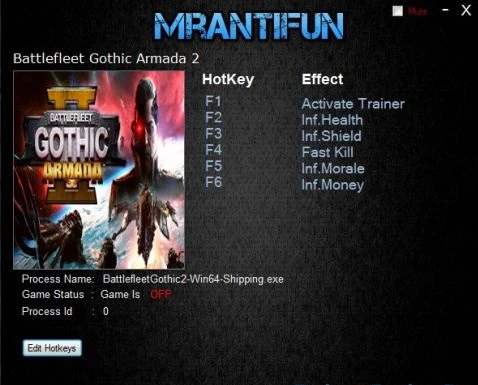 Battlefleet Gothic Armada 2: Трейнер/Trainer (+5) [v8822] {MrAntiFun}