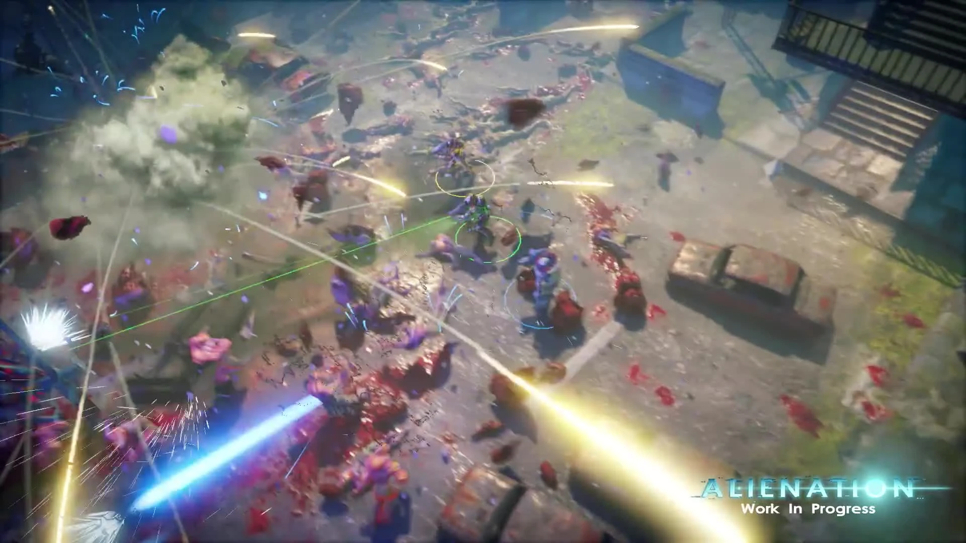 Alienation "Геймплейный трейлер Pre-alpha Co-op Footage (60fps)"