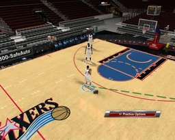 NBA 2K9 "Philadelphia 76ers площадка"