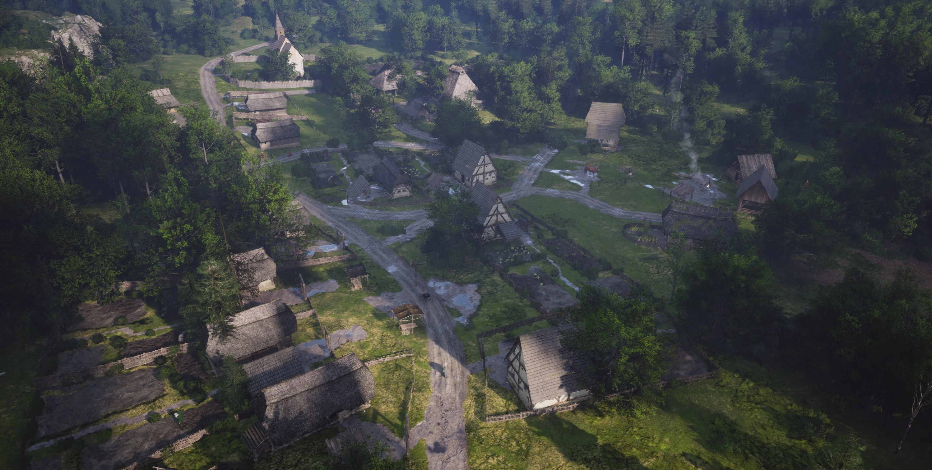 Разработчик Manor Lords показал впечатляющую графику средневековой песочницы