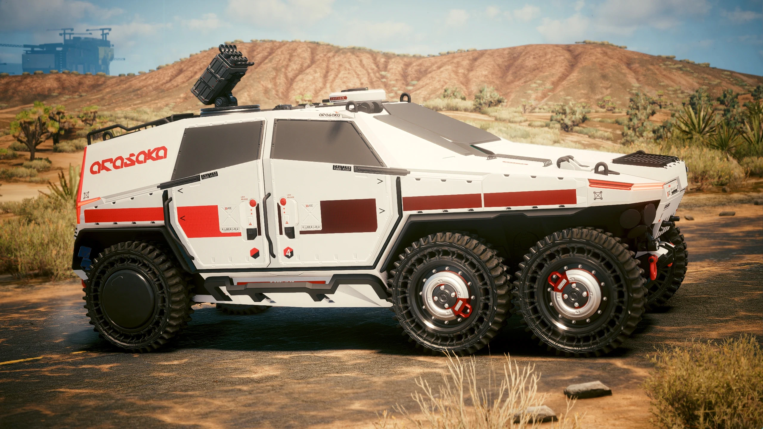 Cyberpunk 2077 "Военный внедорожник "Hellhound""