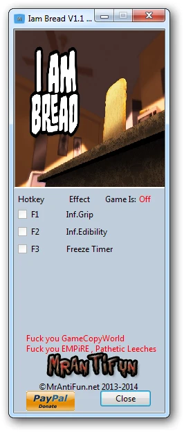 I Am Bread: Трейнер/Trainer (+3) [1.1] {MrAntiFun}