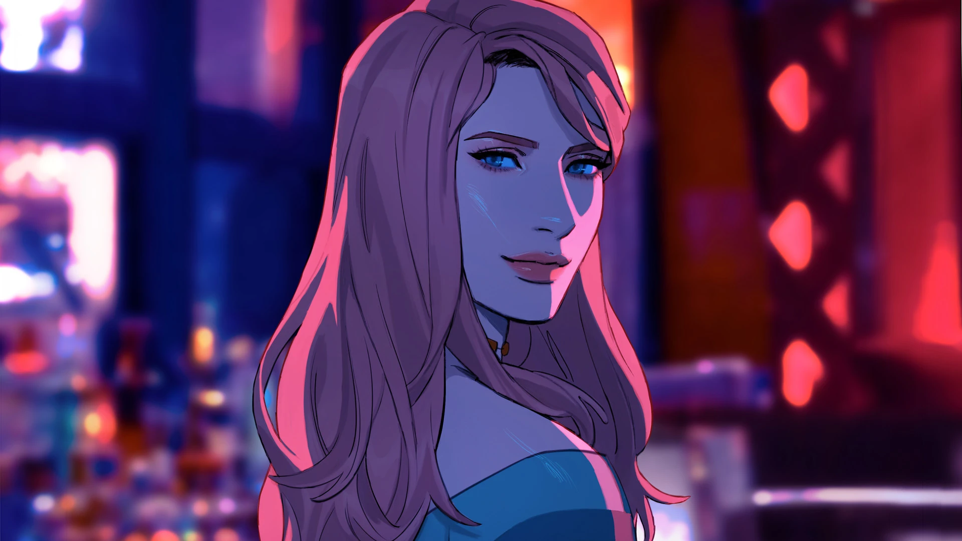 Love Shore - киберпанковая визуальная новелла, которая выйдет в этом месяце