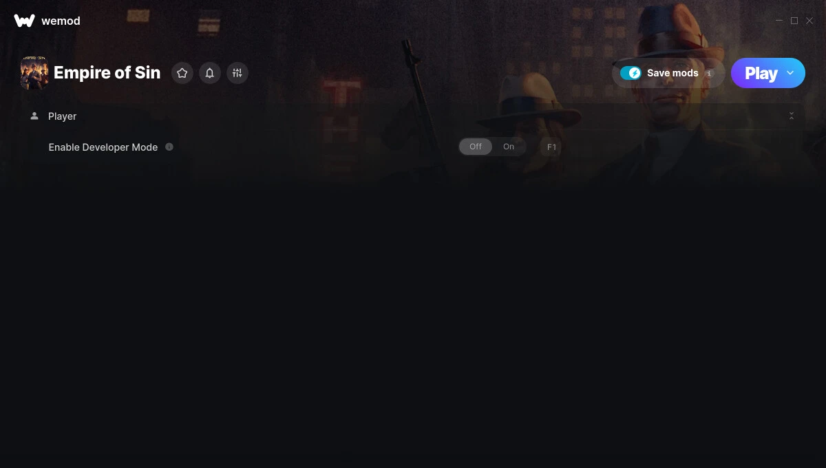 Empire of Sin "Трейнер +1" [UPD: 20.06.2025] {MrAntiFun / WeMod}