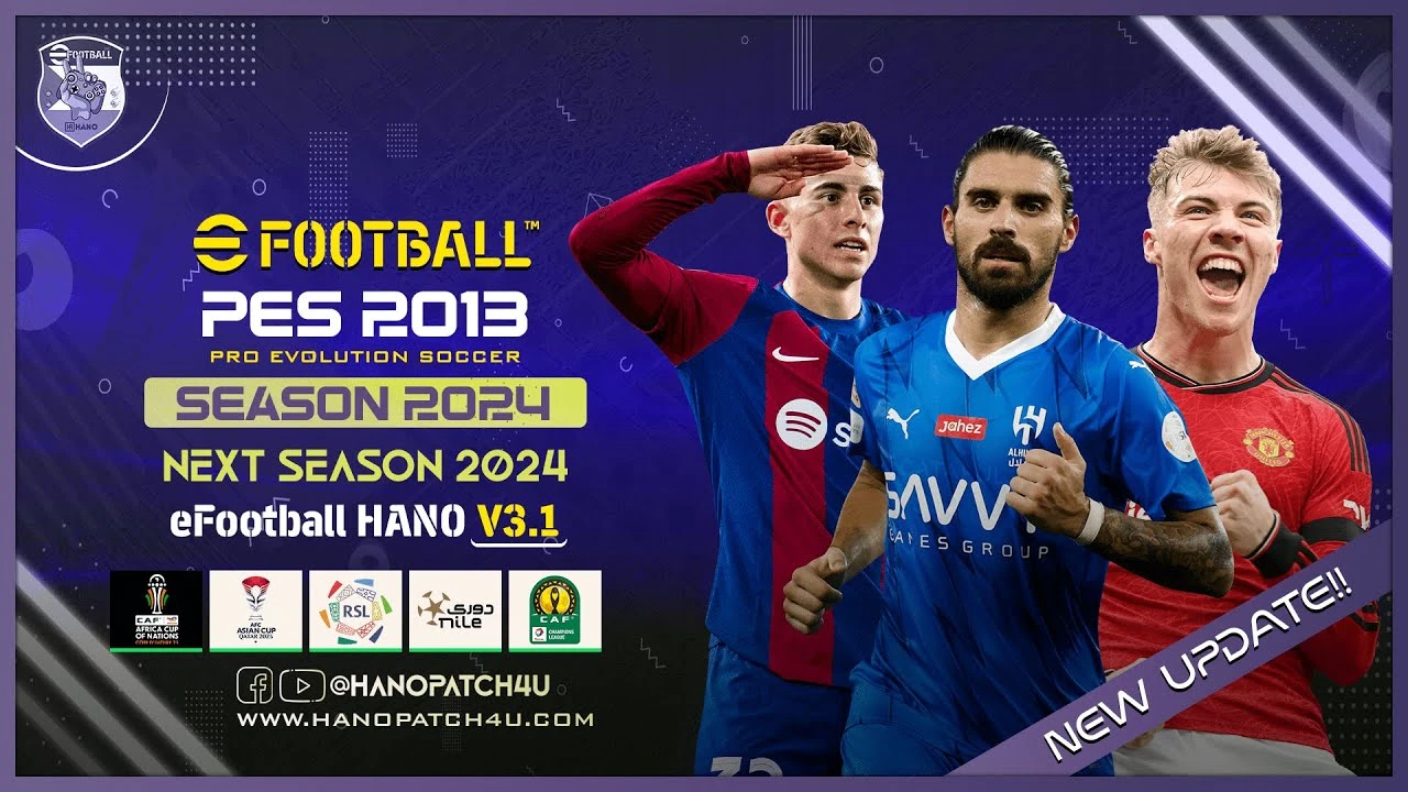 PES 2013 "eFootball HANO Patch Сезон 2023-2024" [3.1 Update]