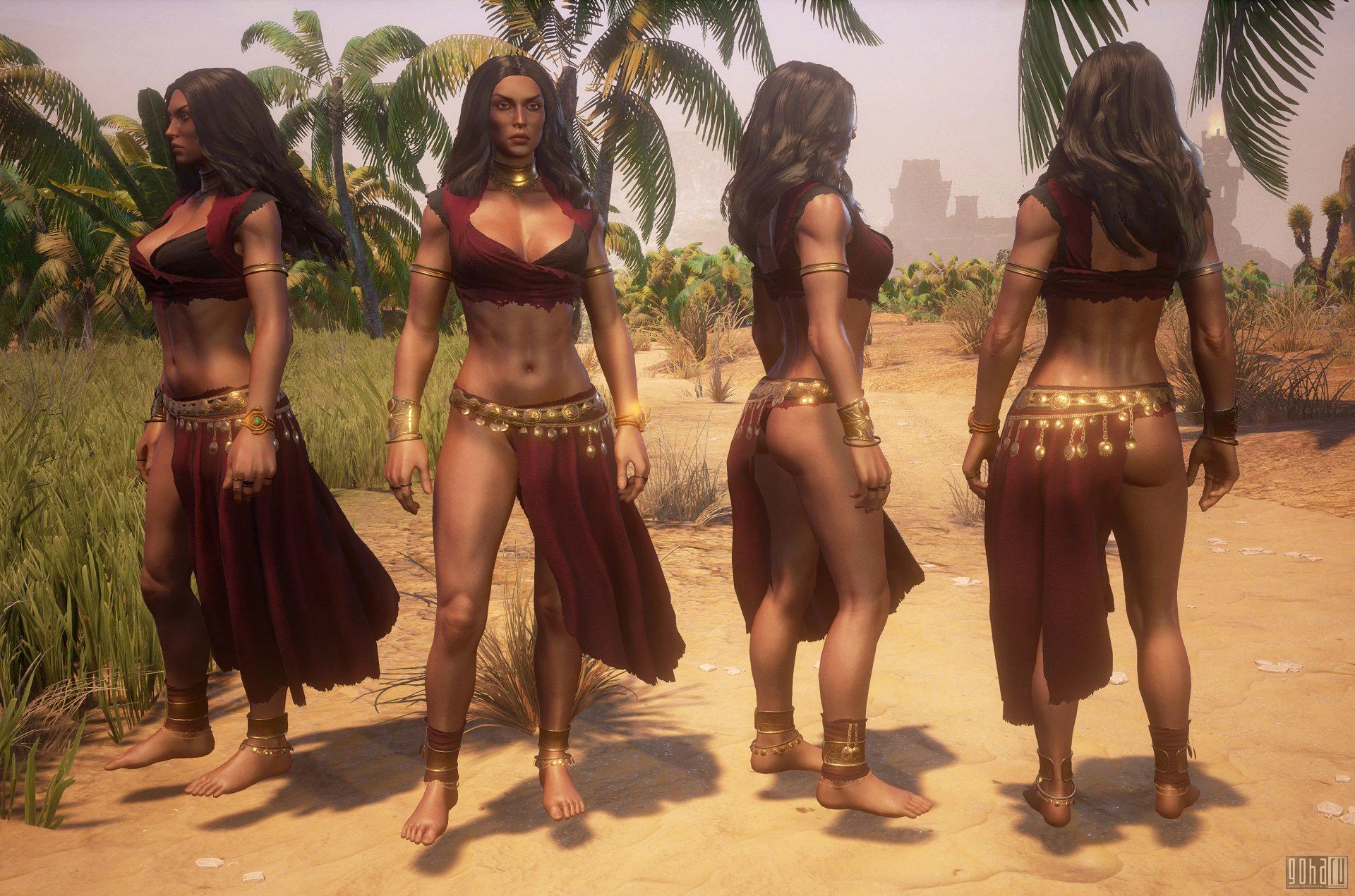 Conan Exiles на Xbox One выглядит как PC-версия со средней детализацией в 900р