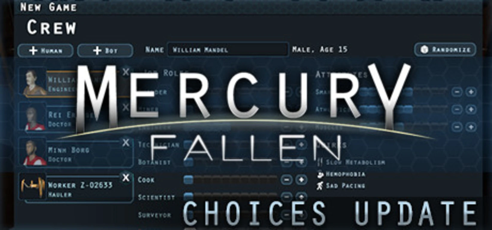 Mercury Fallen "Таблица для Cheat Engine" [UPD: 04.07.2022] {Zanzer}