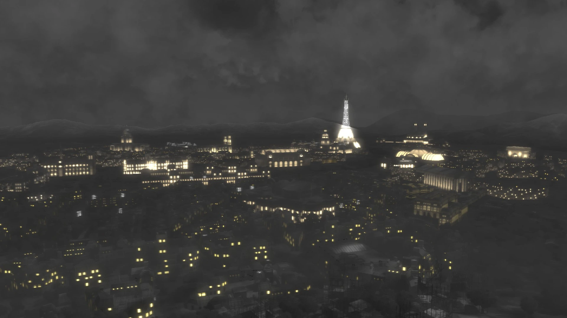 The Saboteur "Вся карта в сером цвете"