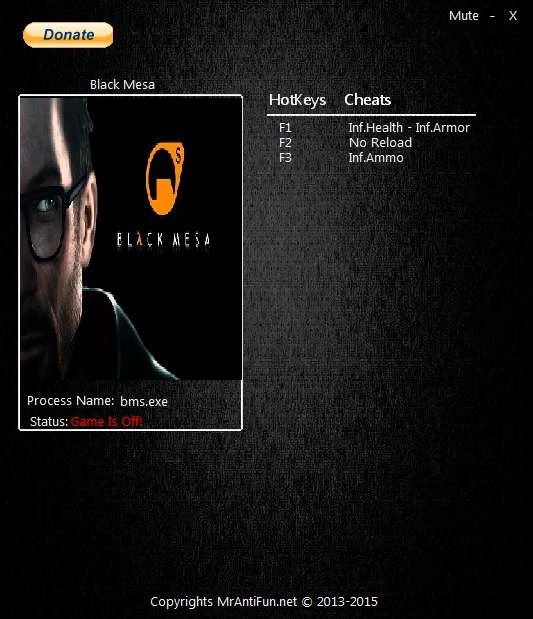 Black Mesa: Трейнер/Trainer (+4) [1.0] {MrAntiFun}