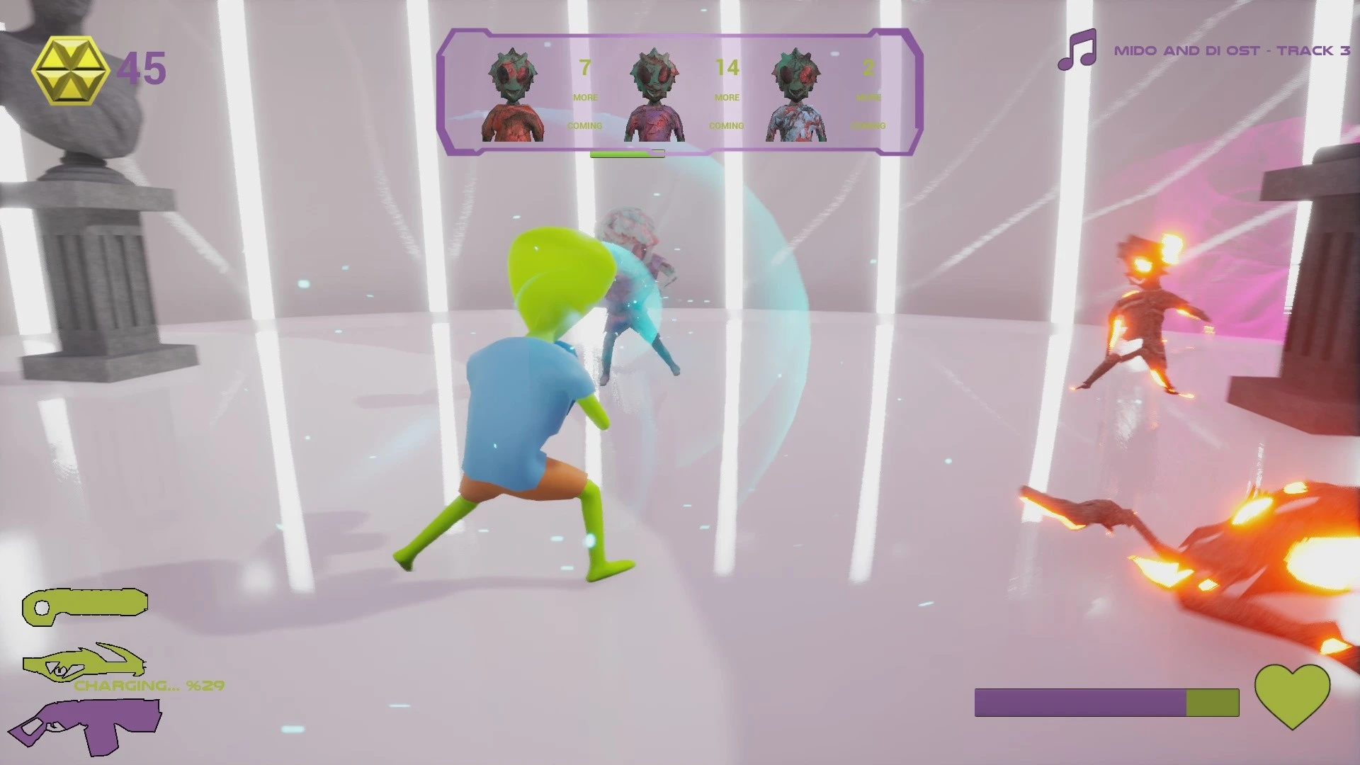 Геймплей экшена Mido and Di