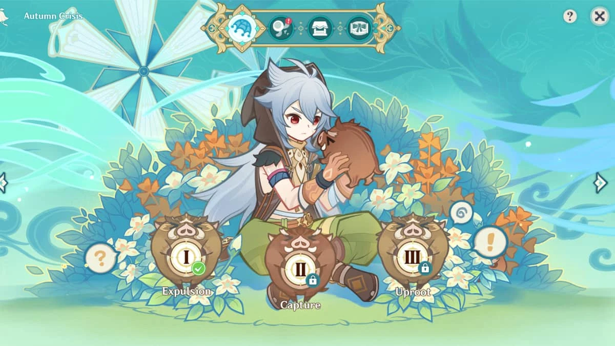 Как пройти испытание "Осенний кризис" в событии "О балладах и кубках" в Genshin Impact)