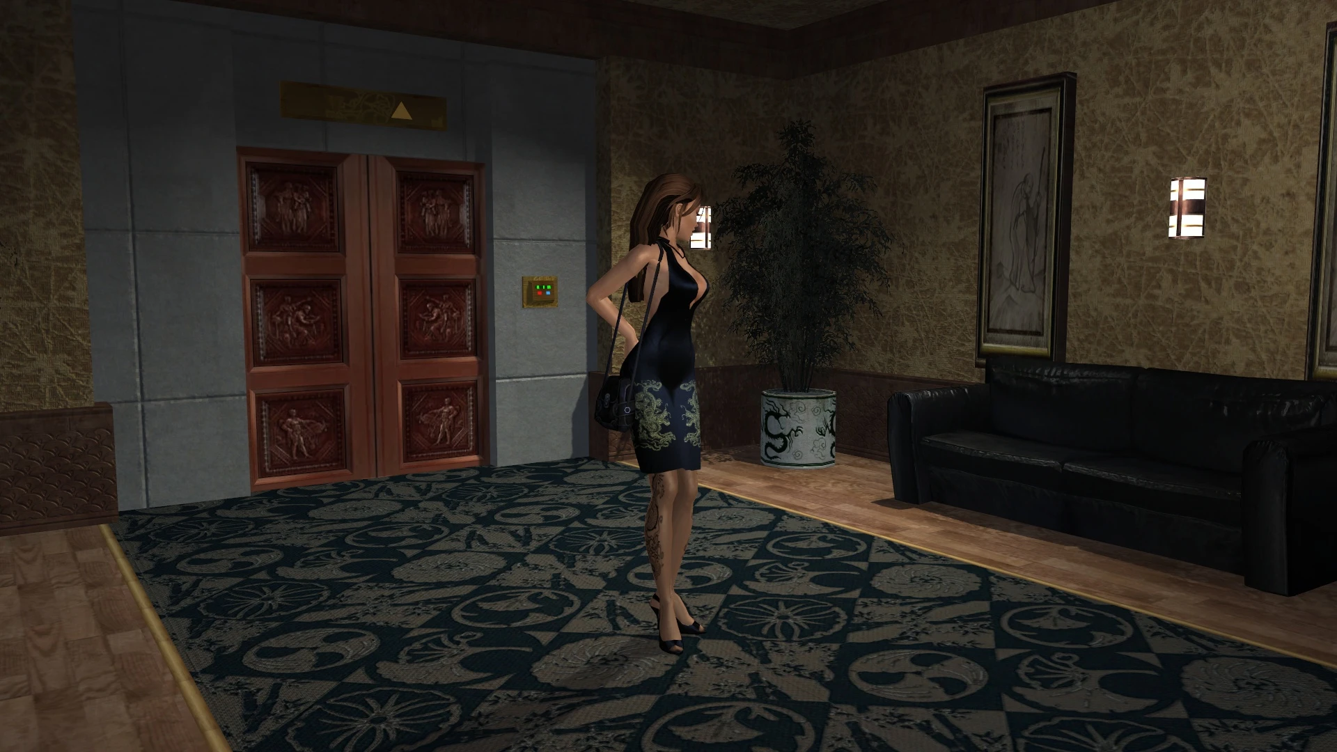 Tomb Raider: Legend "Восстановленный ранний вид цельного платья"