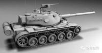 M41 Walker Bulldog со 105 мм орудием - Китайский легкий танк X уровня?