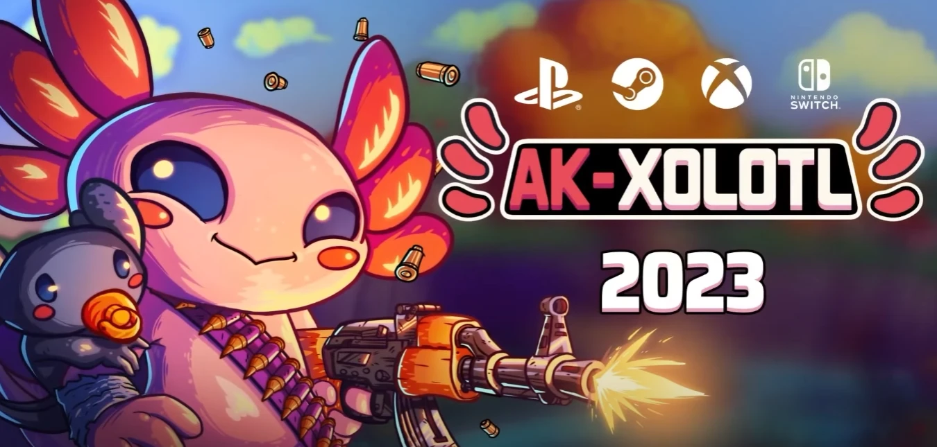 Сыграйте за милого "Лунтика" с автоматом в скролл-шутере AK-xolotl