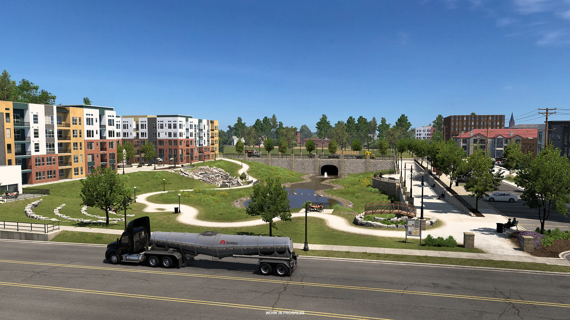 Свежие скриншоты из будущего DLC Иллинойс для American Truck Simulator - Шампейн