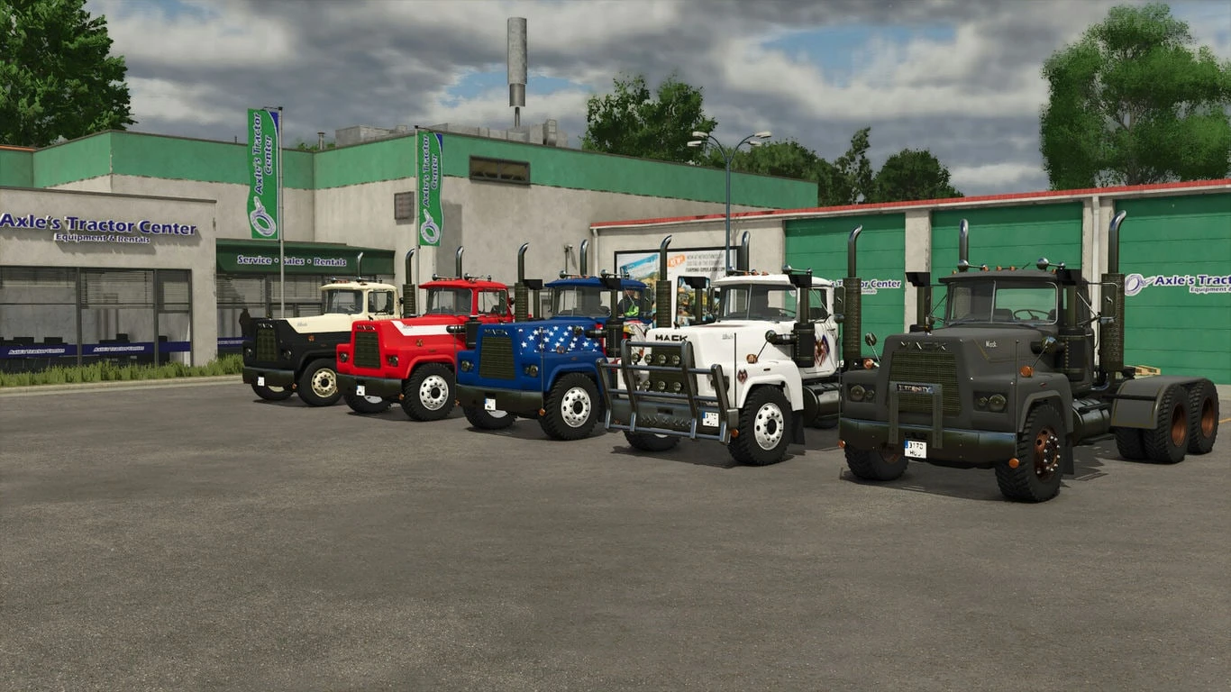 Farming Simulator 25 "Грузовик Mack R Series" [v1.0.0.0]