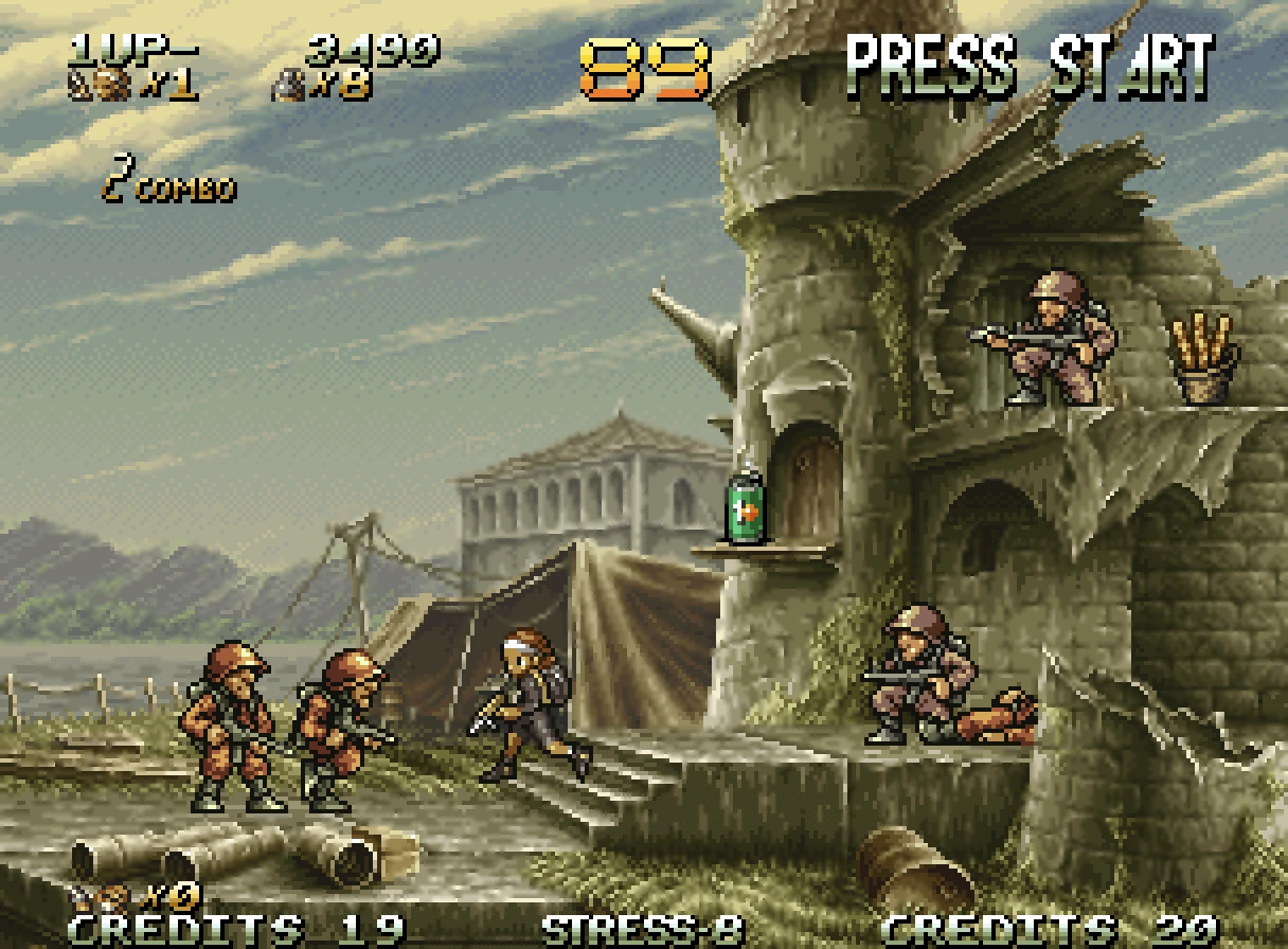 Aqua Ippan - удивительный клон Metal Slug для ПК, выпущена демоверсия