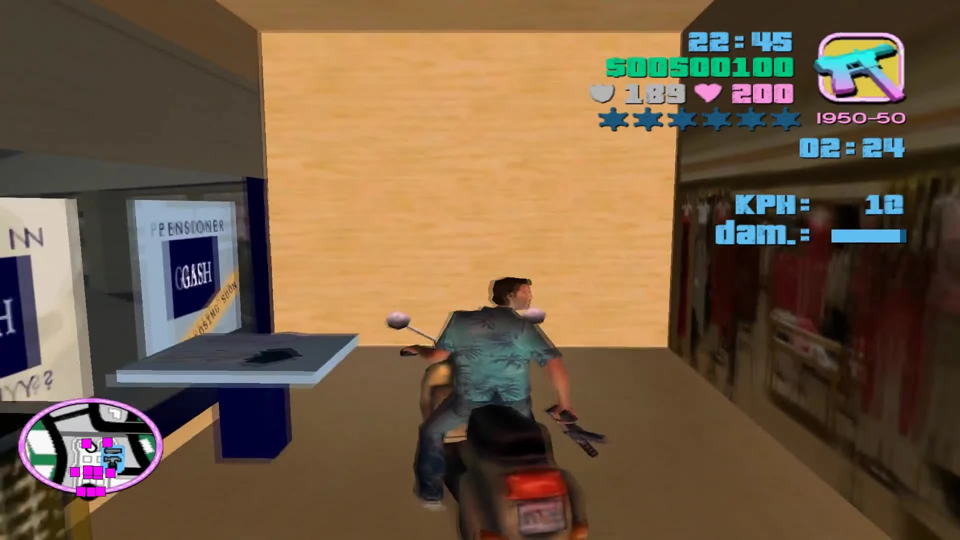 Секретная миссия на мопеде в GTA VICE CITY