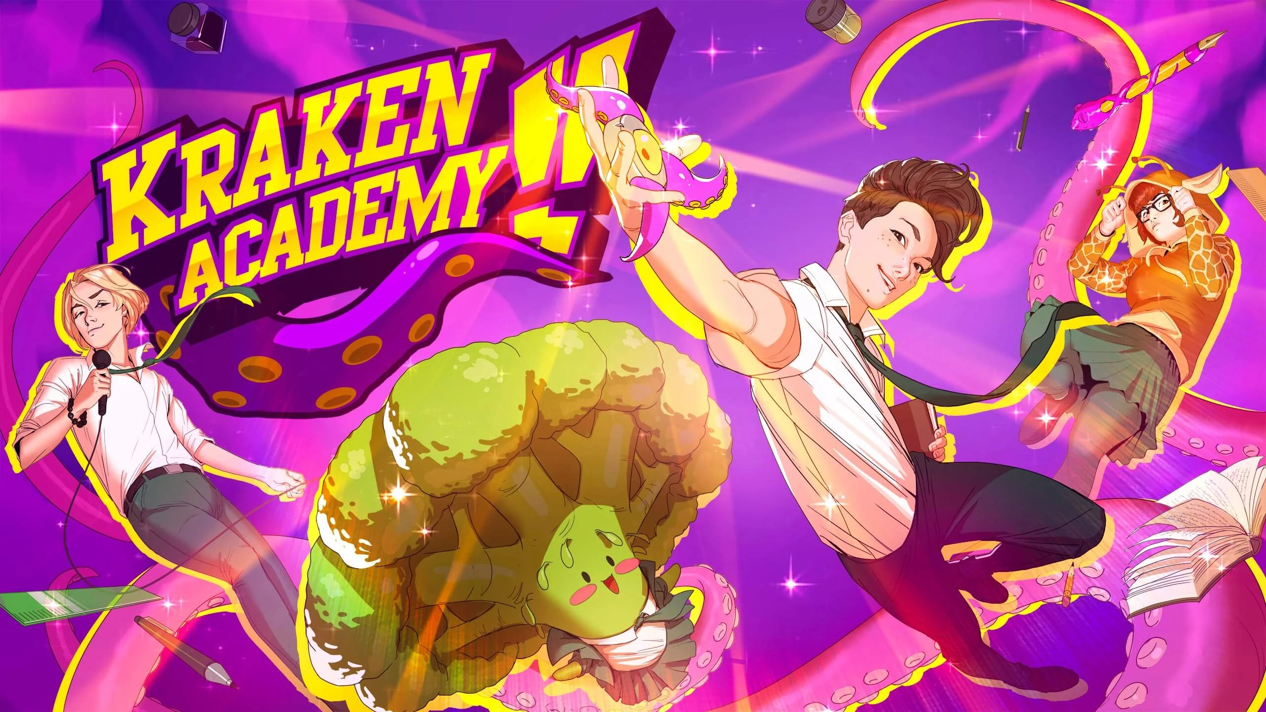 Игровой процесс Switch-версии адвенчуры с видом сверху Kraken Academy