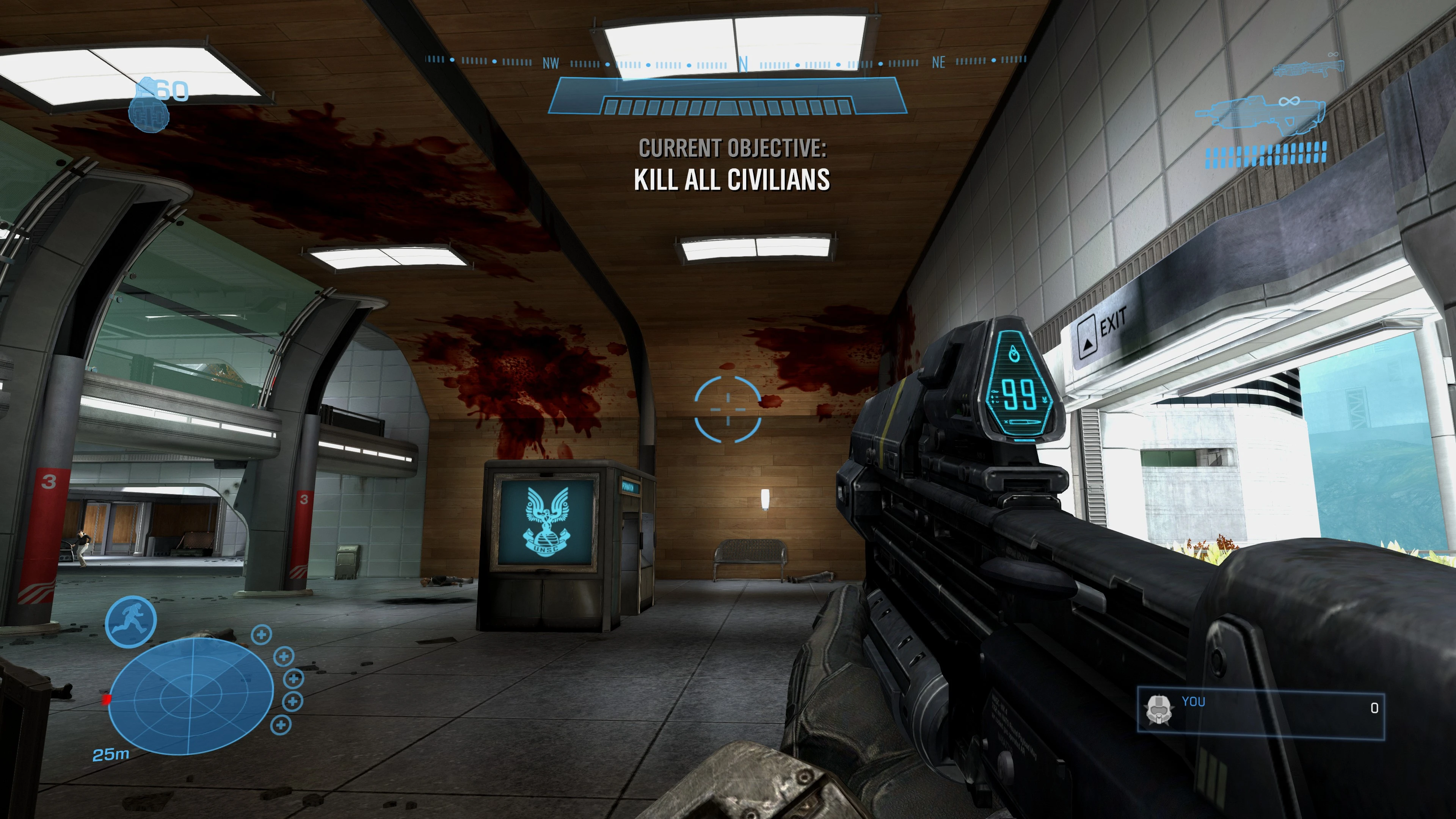 Halo: The Master Chief Collection "Убийство мирных жителей и больше крови"