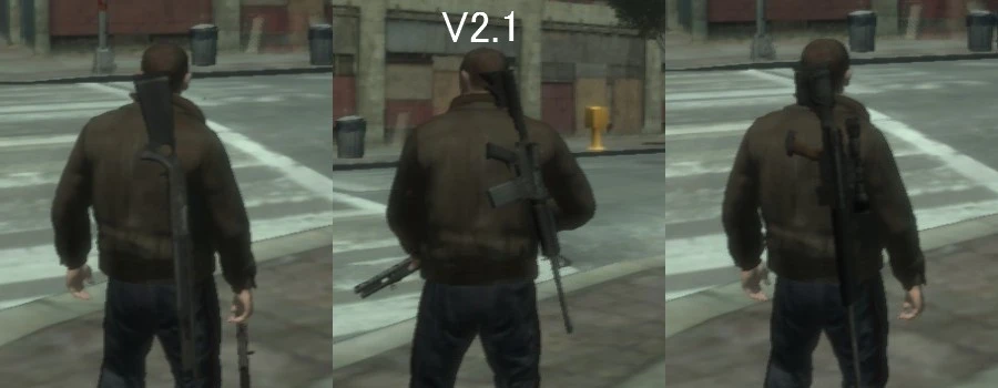 GTA 4 "Equip Gun mod"
