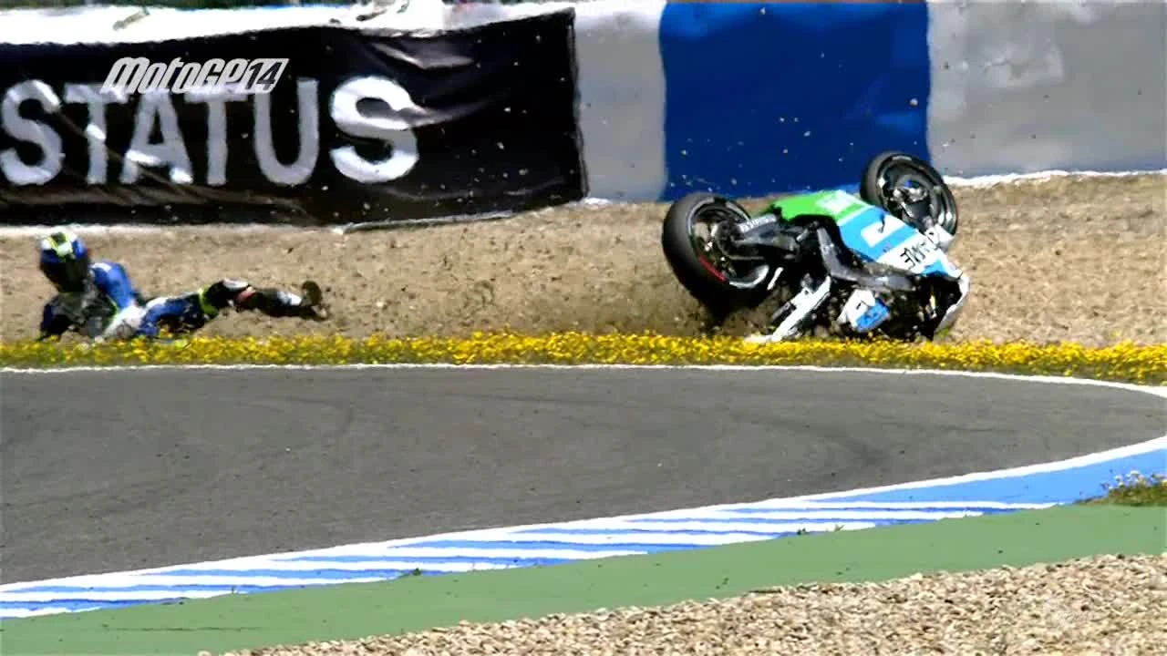 MotoGP 14 - Аварии