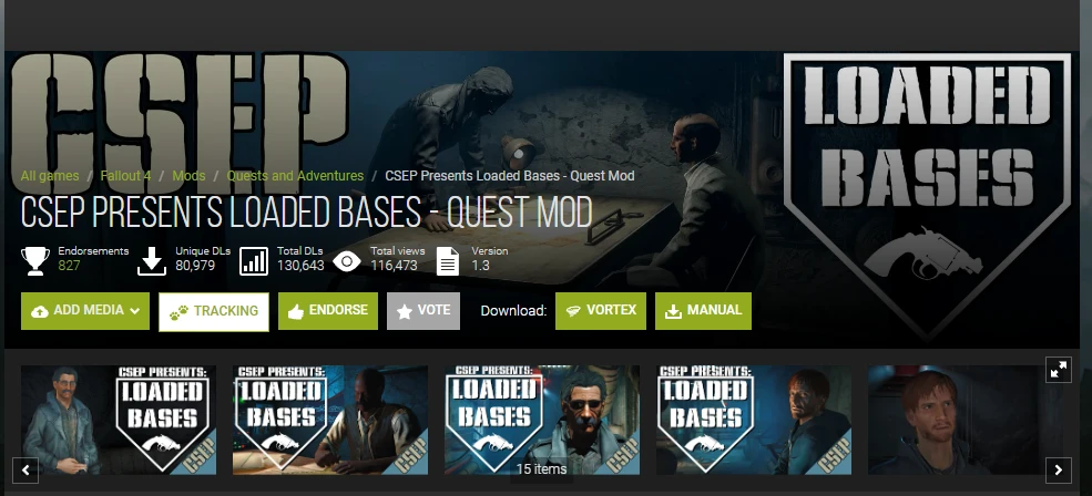 Fallout 4 "Перевод квестового мода - CSEP Presents Loaded Bases" [1.3]