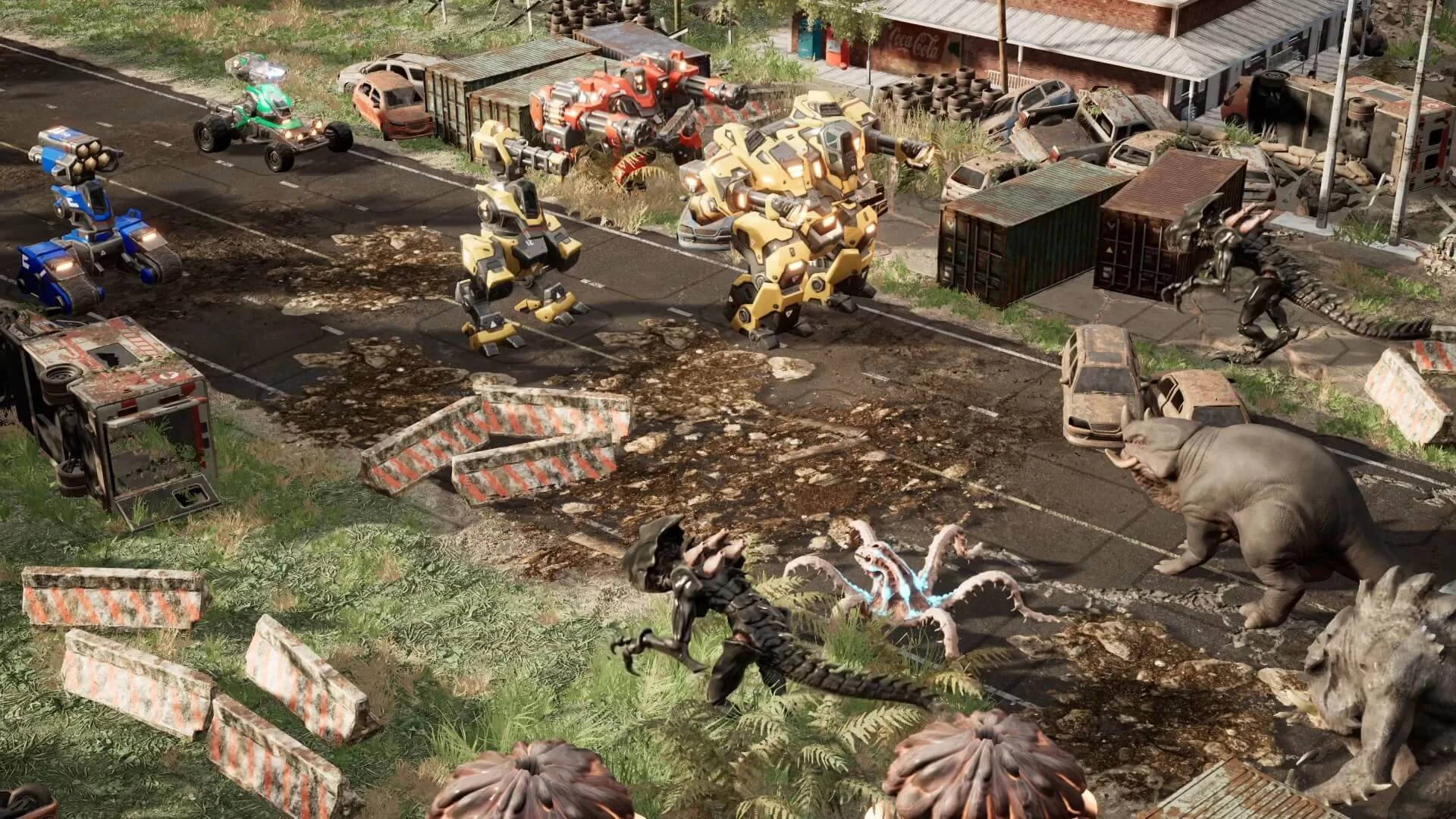 Участвуйте в тактических битвах между мехами и кайдзю в Mech Armada