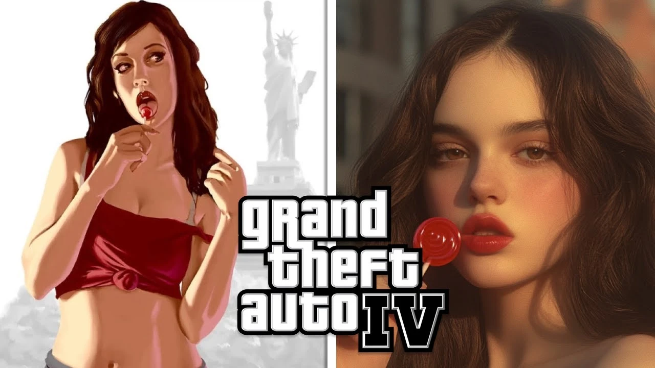 Если бы GTA 4 была в реальной жизни - оживление героев с помощью ИИ