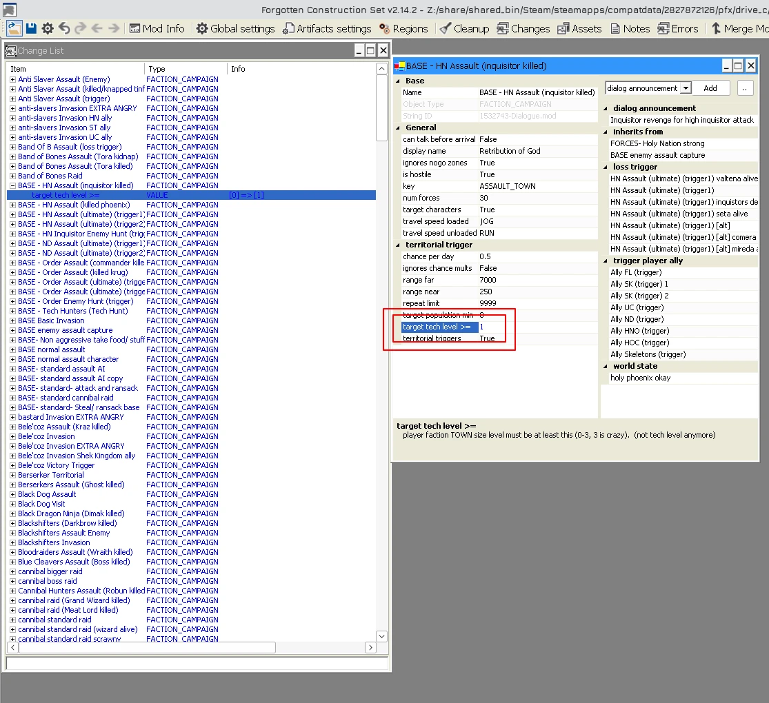 Kenshi "Уменьшение шанса на рейды вашей базы - только для Universal Wasteland Expansion 3 (UWE3)"