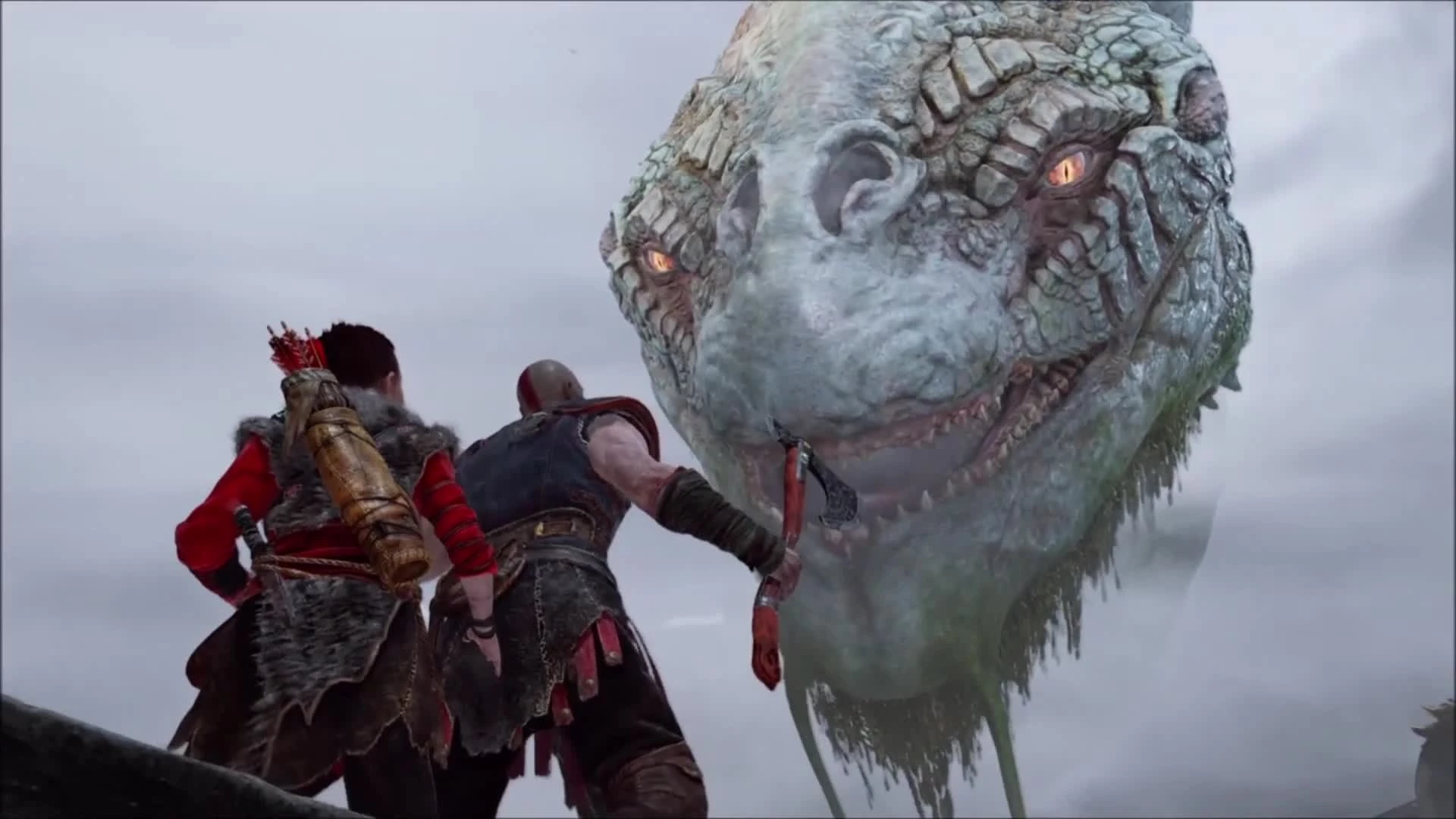 God of War - Ёрмунганд: легенда о Мировой Змее / Что Ёрмунганд сказал Атрею?