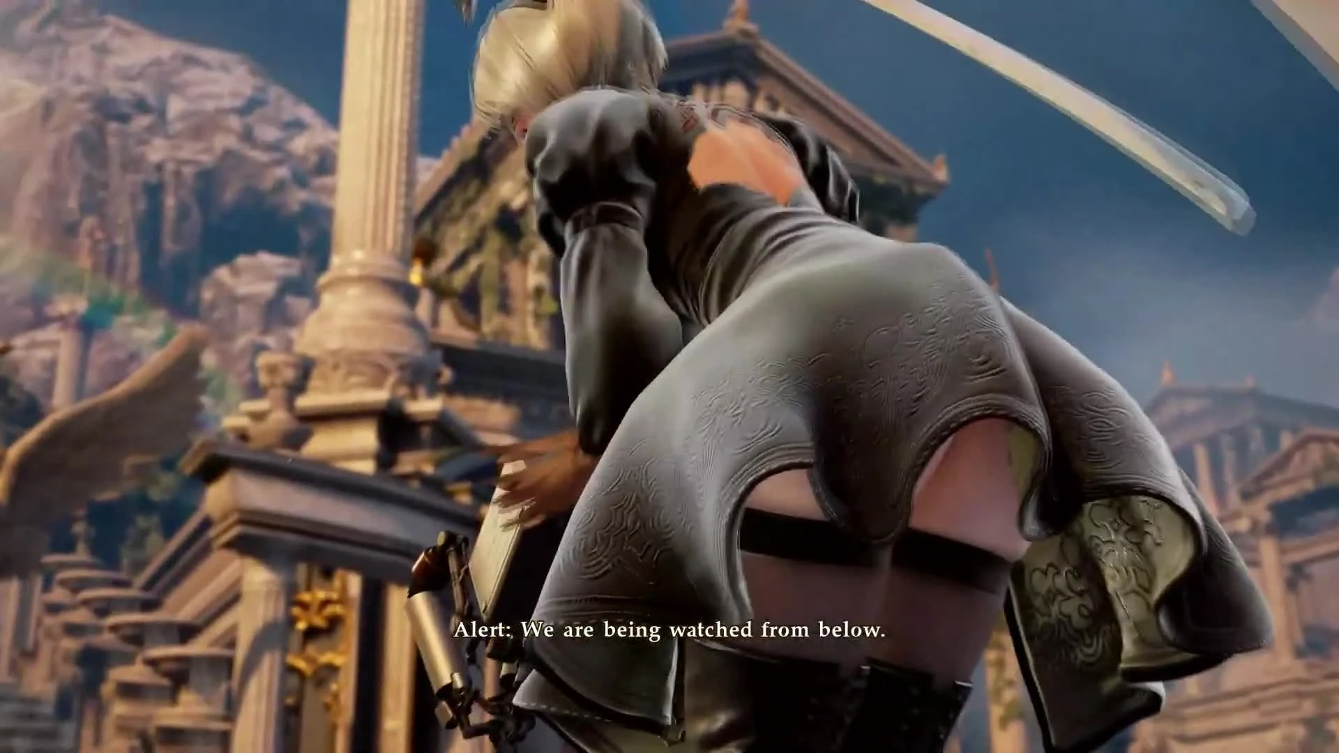 А что под юбкой у 2B в SoulCalibur 6?