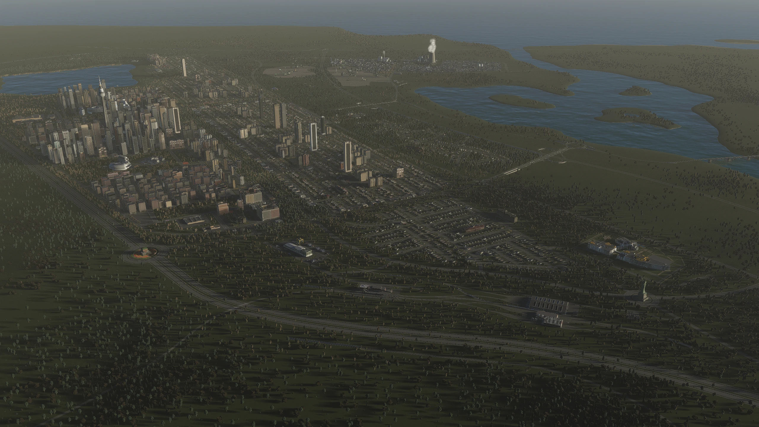 Cities: Skylines 2 "Сохранение - самостоятельный, красивый город Магнолия с 130к людей"