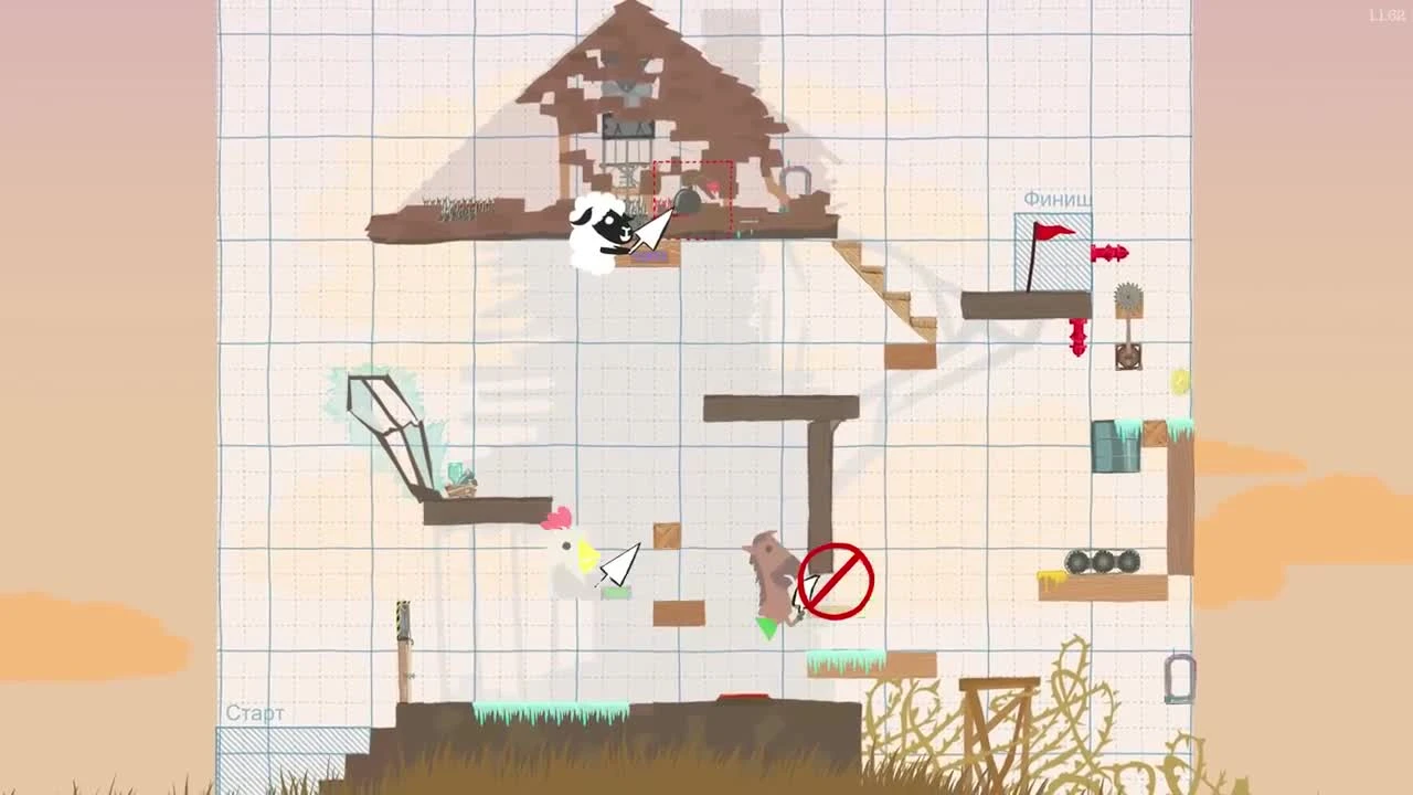 Нереальный уровень сложности! - Это никогда не пройти! ( Ultimate Chicken Horse )