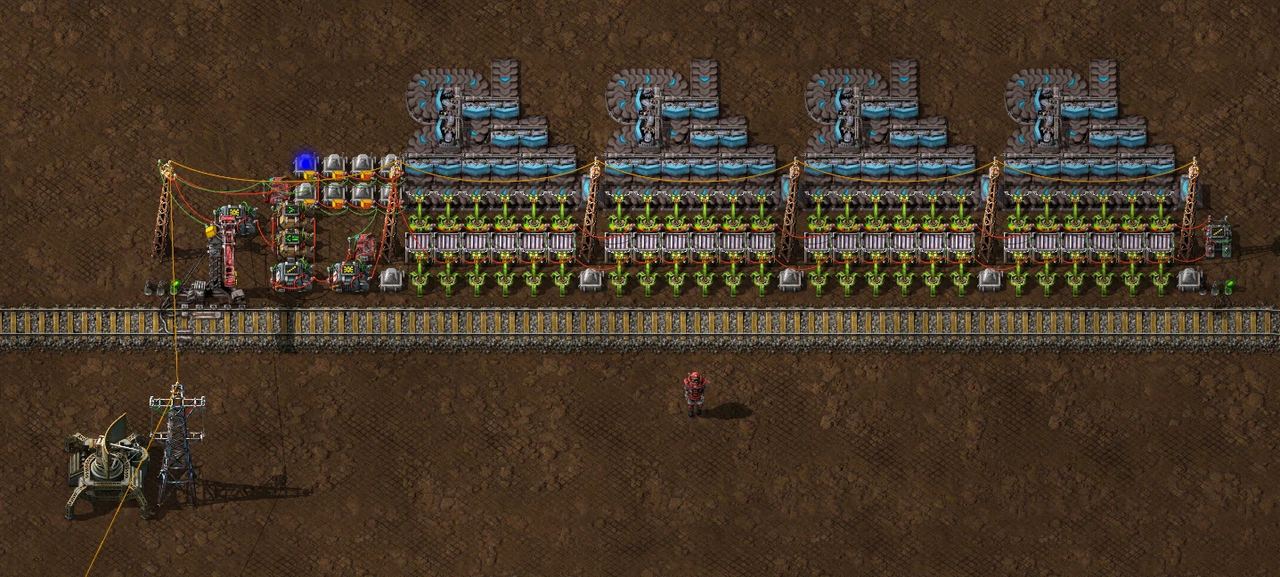 Как создать умную грузовую станцию для поездов в Factorio