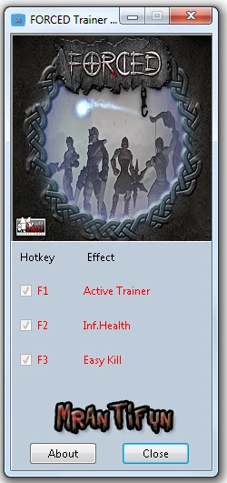 Forced: Трейнер/Trainer (+2) [4.2.1.1.77223] {MrAntiFun}