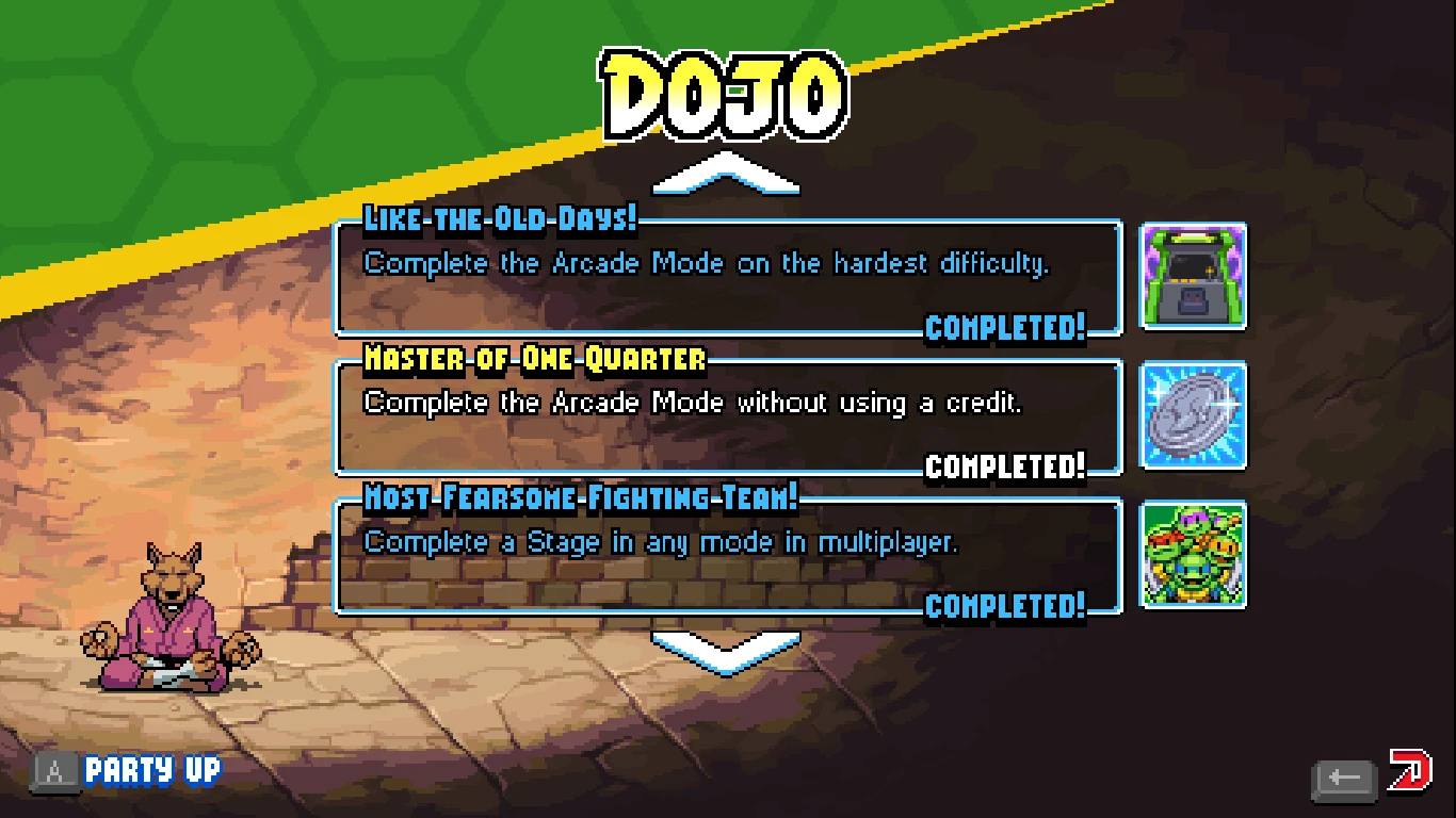 Teenage Mutant Ninja Turtles: Shredder's Revenge "Сохранение - прохождение на 100% игры на сложности OKAY"