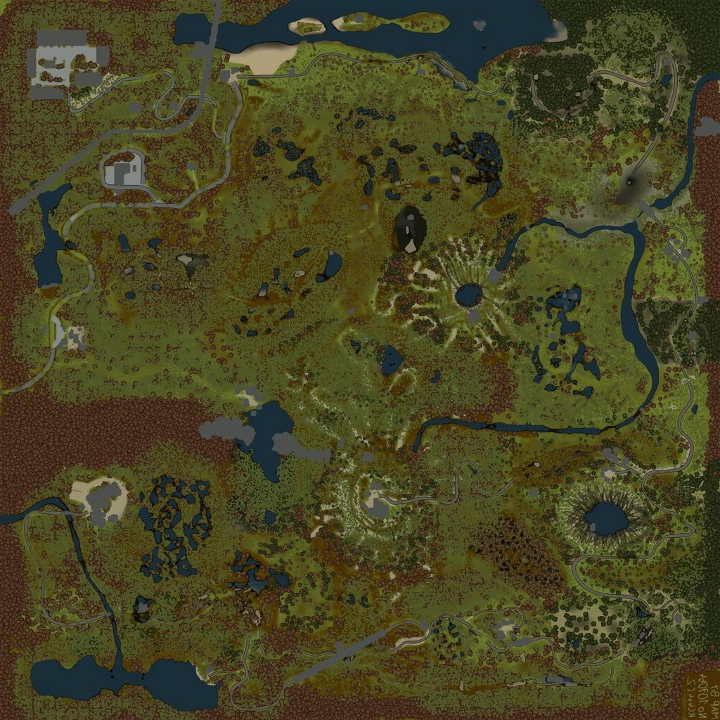 Spintires "Карта "Тунгусский кратер" для 25.12.15"