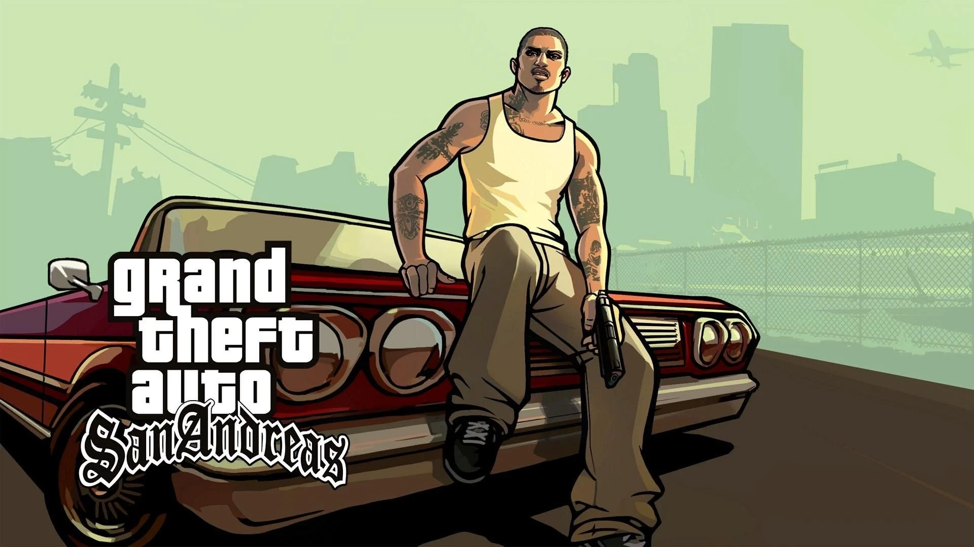 Grand Theft Auto San Andreas Mobile"Сохранение - Начало игры, Почти все доп миссии выполнены"