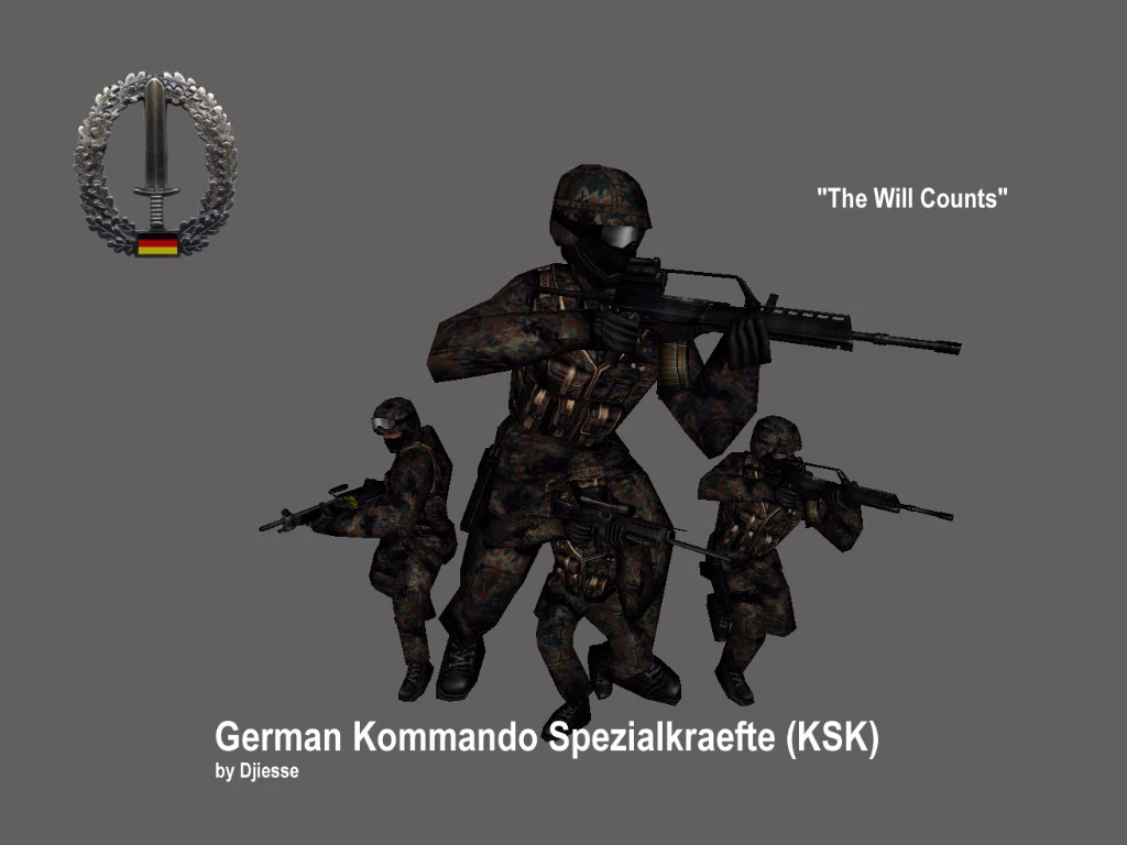 Counter-Strike "German Kommando Spezialkraefte (KSK) - Модель игрока"