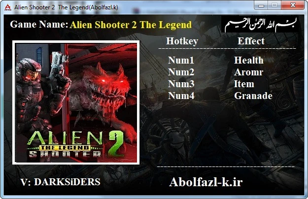 Alien Shooter 2 - The Legend: Трейнер/Trainer (+4) [1.0] {Abolfazl.k}