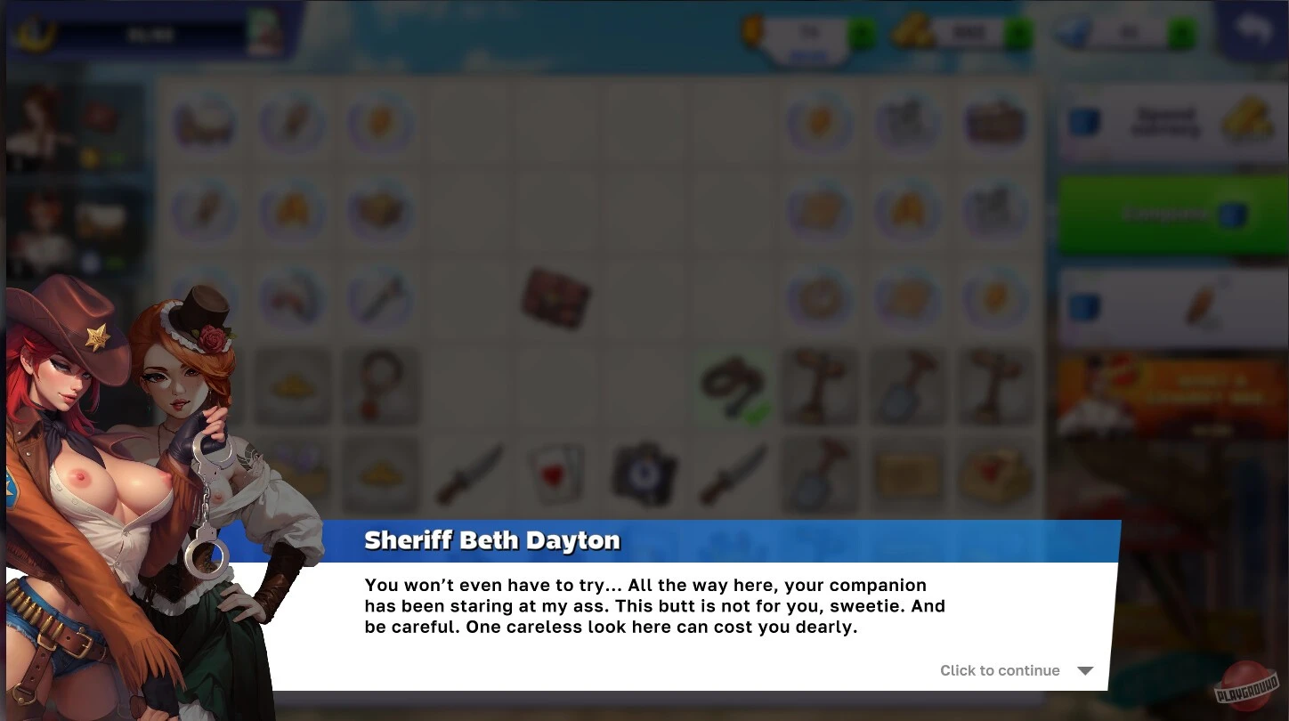 Horny Villa "Чит-Мод - Бесплатные покупки, разблокировать всё" [48.1a.2] {powermaster3}