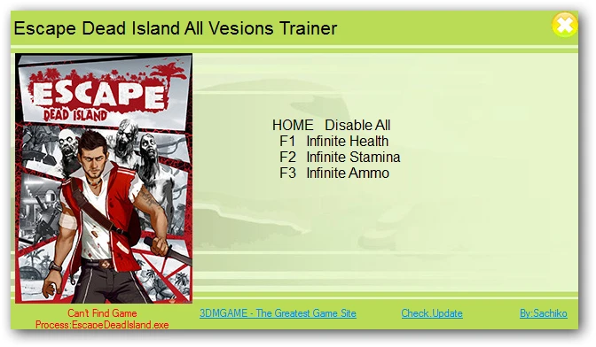 Escape Dead Island: Трейнер/Trainer (+3) [All Versions] (fixed) {XiaoXing}
