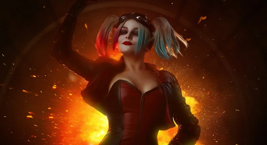 Косплей Харли Квинн из Injustice 2