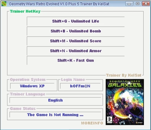Geometry Wars - Retro Evolved: Трейнер (+5) [1.0] {KelSat}